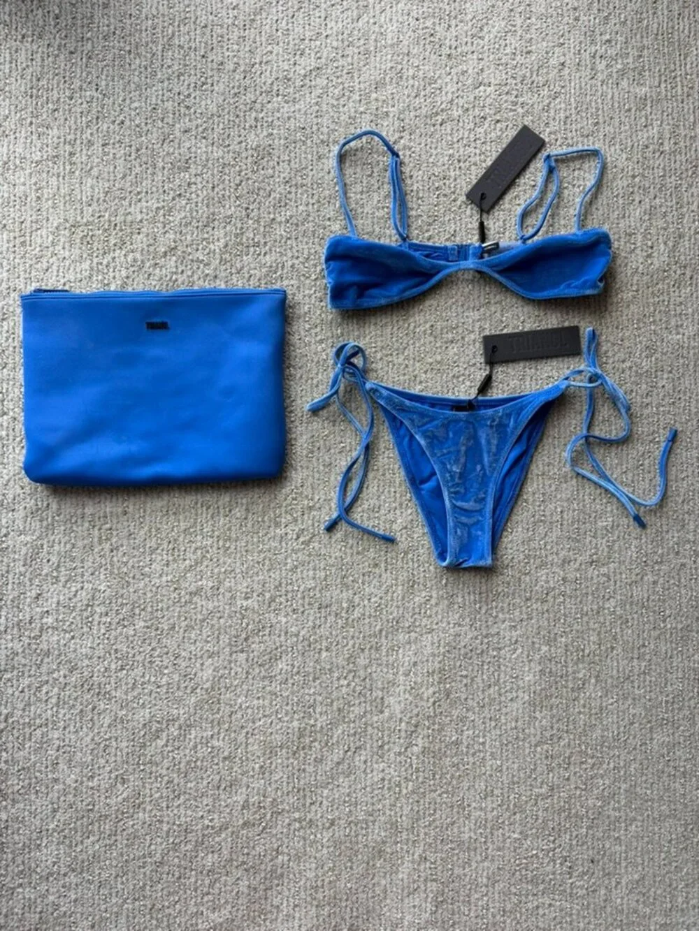 Triangl Swimwear Velvet Bikini Set
